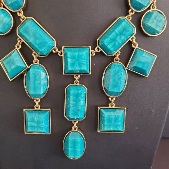 Kate Spade New York Gold-Plated Sardinian Sun Spray Bib Necklace - Picture 4 of 7